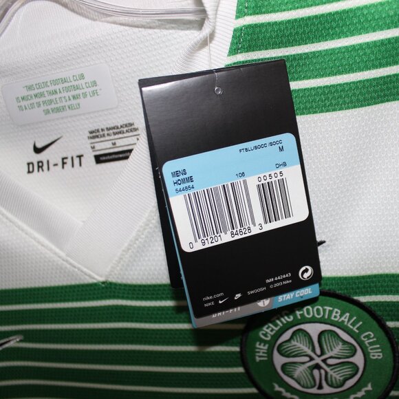new Nike Glasgow Celtic FC 2013-15 home football shirt soccer jersey Magners - Picture 11 of 16